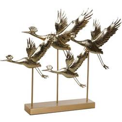 Dkd Home Decor 64 Gylden Ptica Dekorationsfigur