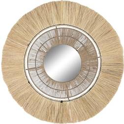 Dkd Home Decor Naturell 79 Bali Jute Väggspegel