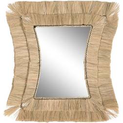 Dkd Home Decor 62 4 70 Krystal Bali Jute Vægspejl