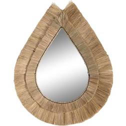 Dkd Home Decor 62 5 Naturell Tår Jute Väggspegel