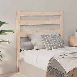 vidaXL De Cama Madera Maciza De Pino 96x4x100 cm - Marrón Cabecero