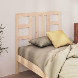 vidaXL De Cama Madera Maciza De Pino 96x4x100 cm - Marrón Cabecero