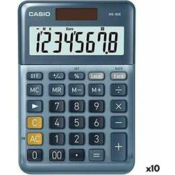 Casio Calculator MS-80E Blue 10Units