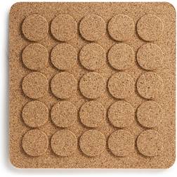 Born in Sweden Quadrato Dots 20x20 cm Marrone Sottopentola 20cm
