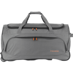 Travelite Sac de Voyage Gris Noir Pour Femme et Homme - Basics Fresh Wheeled Duffle Anthrazit 221686