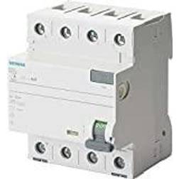 Siemens Pfi 4-polet Type A 63a 500 Ma 400vac Nul I Venstre Side