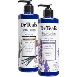 Dr Teal's Teals Body Lotion Coconut Lavender, 2 Count