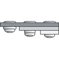 Gesipa 1433826 Rivet Aveugle Ø x L 4 mm x 10 mm Acier Aluminium 500 pcs