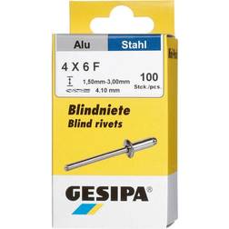 Gesipa Gesipa 1433533 Blind rivet 6 Steel Aluminium 100 pcs