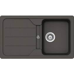 Schock Single Bowl Inset Kitchen Sink 860mm L X 500mm W