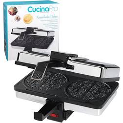 CucinaPro Krumkake Stick, Makes Two Krumkake Pizzelle-Like Baking Stone