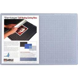 Dahle Vantage 10680 Self-Healing Cutting Mat 9'x12' 1/2' Grid 5 Layers - Clear