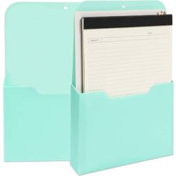 2 Pack Mint Magnetic Wall File Organizer Letters