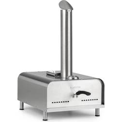 Klarstein Horno De Pellets Pizza Diavolo Incl. Para Pizza Termómetro Acero Inox Piedra para Hornear