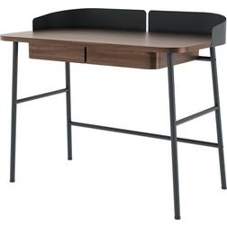 Harto Bureau Victor Bois Naturel MDF Plaque Noyer Writing Desk