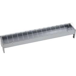 Kerbl 71302 Feeding Trough for Hens Galvanised