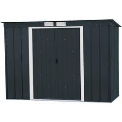 Duramax Abri de Jardin Métal 3 25 m² 0.33 mm Anthracite (Surface du bâtiment )