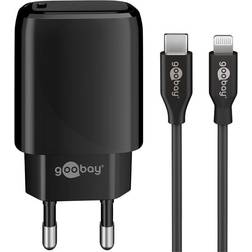 Goobay Apple 8-pins stopcontact Thuislader 1 meter USB2.0 High Speed/Power Delivery