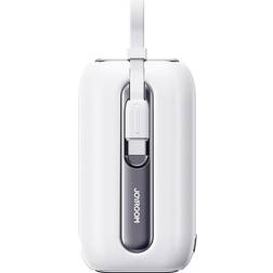 Joyroom JR-L012 Powerbank 22.5W USB-C PD m. Indbygget USB-C & Lightning Kabel 10.000 mAh Hvid