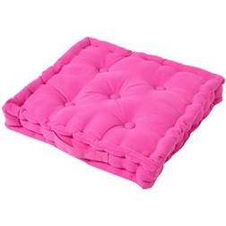 Homescapes Hot Plain Complete Decoration Pillows Pink (40x40cm)