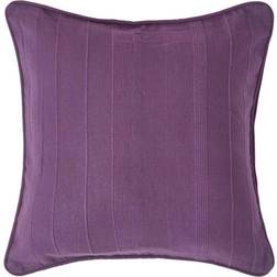 Homescapes 45 Ribbed Cushion Cover Purple (45x45cm)