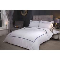 Emma Barclay Mayfair Embroidered Duvet Cover Blue, Beige