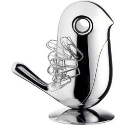 Alessi Chip Büroklammernspender Chrom/H 10.5 cm / Ø 9.5 cm