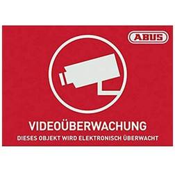 ABUS AU1420 Panneau D'Avertissement 148 mm x 105 mm