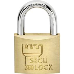BURG WÄCHTER 15291 Cadenas 37.60 mm Fermeture Universelle Laiton Avec Serrure À Clé