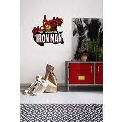 Komar Marvel Wandtattoo Iron Man Comic Classic