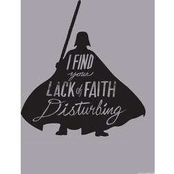 Komar Wandbild Star Wars Silhouette Quotes Vader