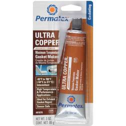 Permatex 81878 Ultra Copper Maximum Temperature RTV Silicone Gasket Maker, 3 oz