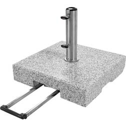 Doppler Parasollfot Active Med Hjul 70 Kg Granit