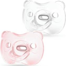Medela Soft Silicone Soother Girl Sut 0-6m 2 stk