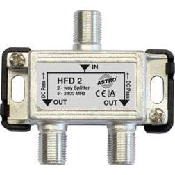 Astro Strobel Sat-Verteiler 2-fach 4-8db 5-2400MHz HFD