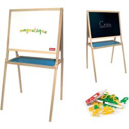 Jeujura Tableau Double Face En Bois Multicolore