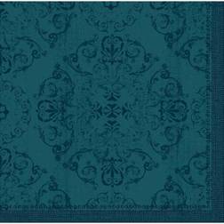 Duni lin Serviet 40x40 cm Opulent Ocean Teal, 45 stk/pk