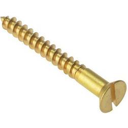 Forgefix CSK11212BR Wood Screw Slotted CSK Solid