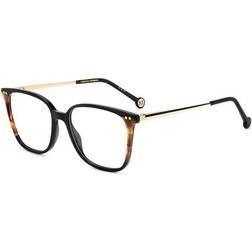 Carolina Herrera Cadres optiques Her 0165 col. wr7 Femme CarrÃ Noir havane