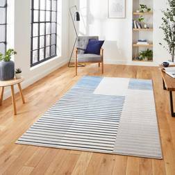 Think Rugs Apollo 2681 Modern Abstract Grey, Blue