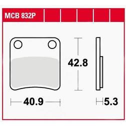 TRW Lucas Brake Pad MCB832P