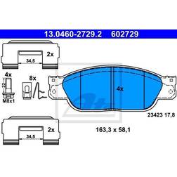 ATE 13.0460-2729.2 Juego De Pastillas De Freno Jaguar S-Type