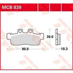 TRW Brake Pad Organic Street MCB839