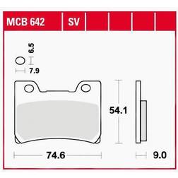 TRW Lucas Bremsbeläge Sintermetall Street MCB642SV