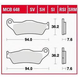 TRW Sinter Offroad MCB648SI