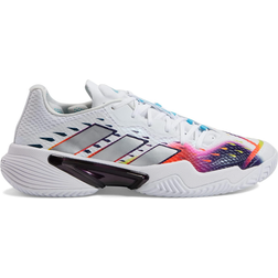 adidas Barricade W - Cloud White/Silver Metallic/Bright Cyan