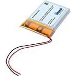 Jauch Quartz LP605060JU Speciale oplaadbare batterij Prismatisch Kabel LiPo 3.7 V 1900 mAh