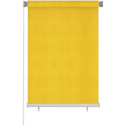 vidaXL Außenrollo Gelb HDPE Gelb 100x140cm