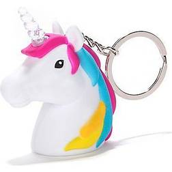 Kikkerland Design Unicorn Led Keychain White White