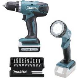 Makita Akku-Bohrschrauber DF347DWLX1 Set